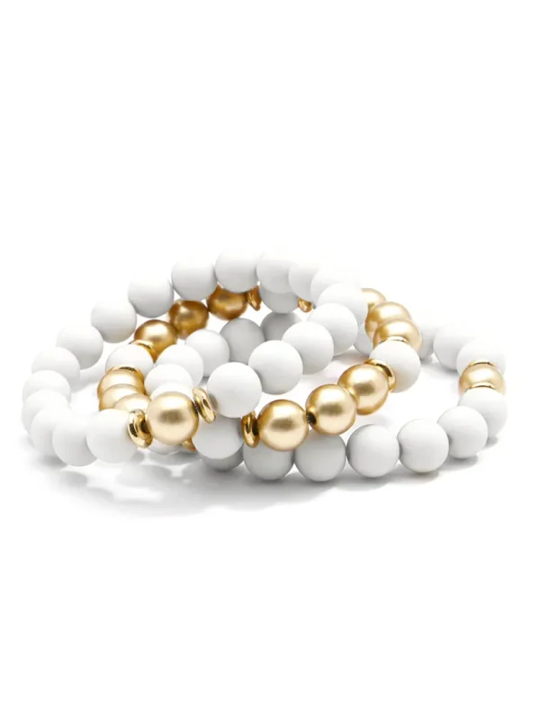 Make It Happen Matte Beaded Bracelet | ZENZII Outlet