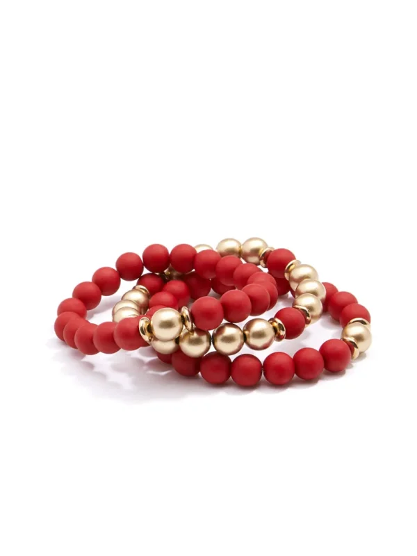 Make It Happen Matte Beaded Bracelet | ZENZII Outlet