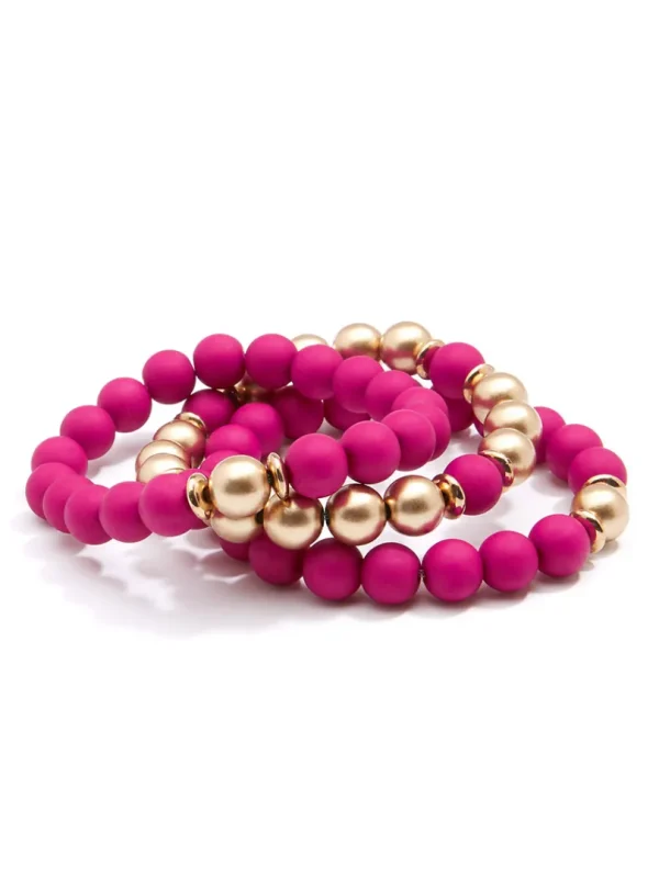 Make It Happen Matte Beaded Bracelet | ZENZII Outlet