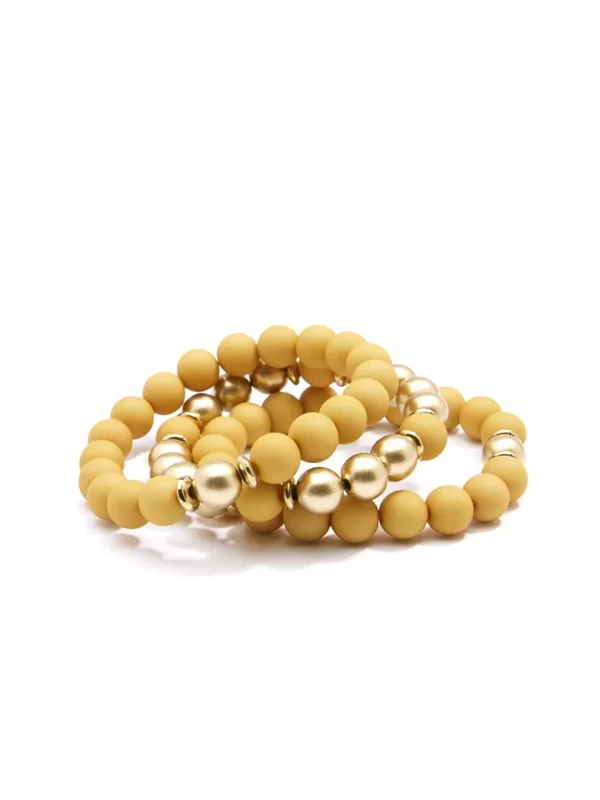 Make It Happen Matte Beaded Bracelet | ZENZII Outlet