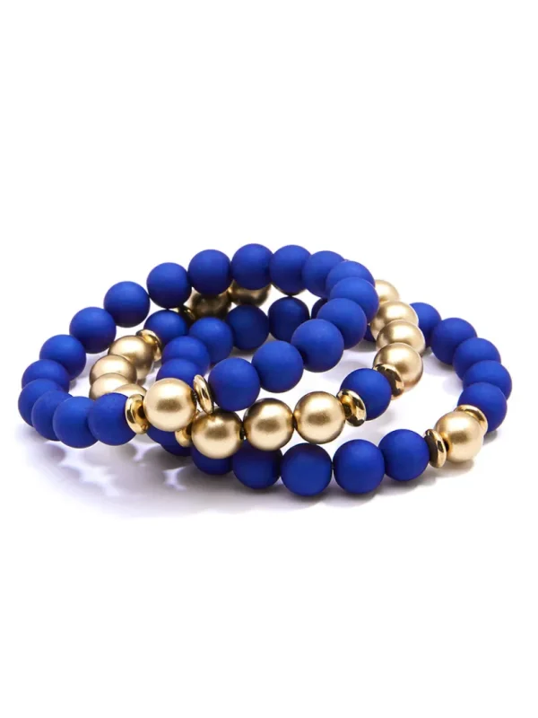 Make It Happen Matte Beaded Bracelet | ZENZII Outlet