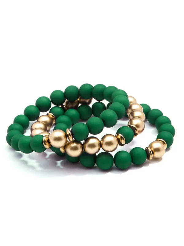 Make It Happen Matte Beaded Bracelet | ZENZII Outlet