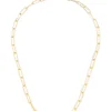 Margot Paperclip Link Long Necklace | ZENZII Clearance