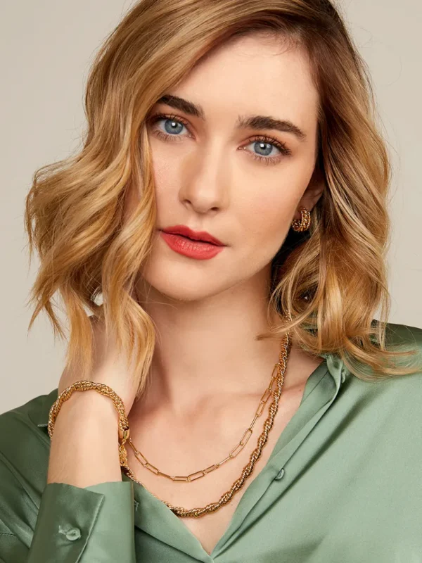 Margot Paperclip Link Long Necklace | ZENZII Clearance