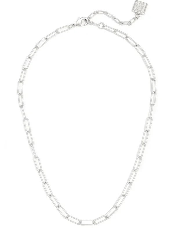 Margot Paperclip Link Long Necklace | ZENZII Clearance