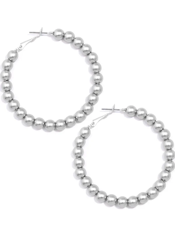 Matte Magic Beaded Hoop Earring | ZENZII Discount