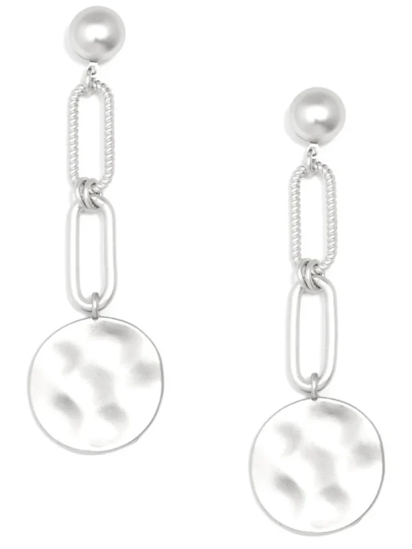 Mercy Links Coin Drop Earring | ZENZII Outlet