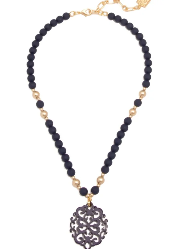 Mia Beaded Collar Necklace | ZENZII Best