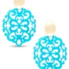 Mia Damask Drop Earring | ZENZII Fashion
