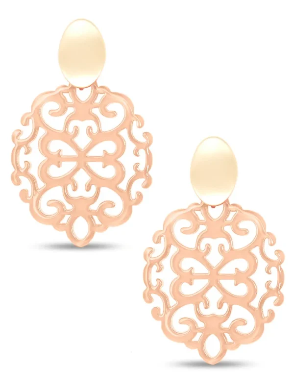 Mia Damask Drop Earring | ZENZII Fashion