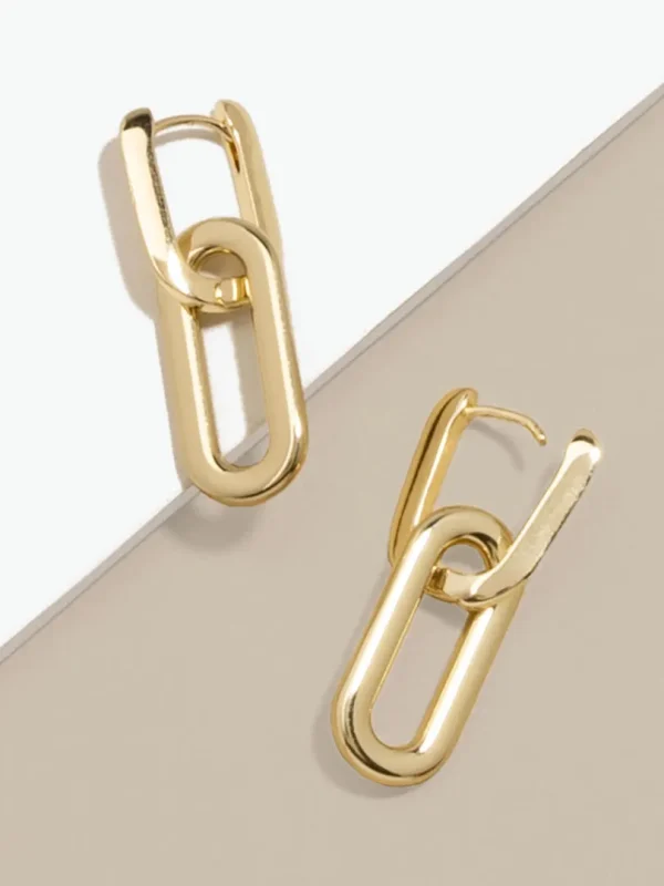 Nina Link Earring | ZENZII Outlet