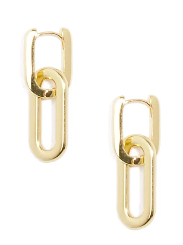 Nina Link Earring | ZENZII Outlet