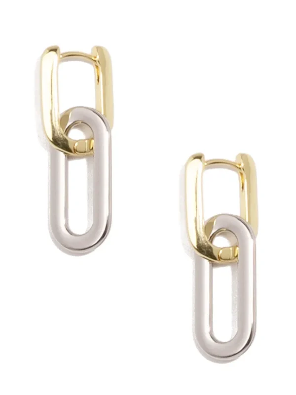 Nina Link Earring | ZENZII Outlet