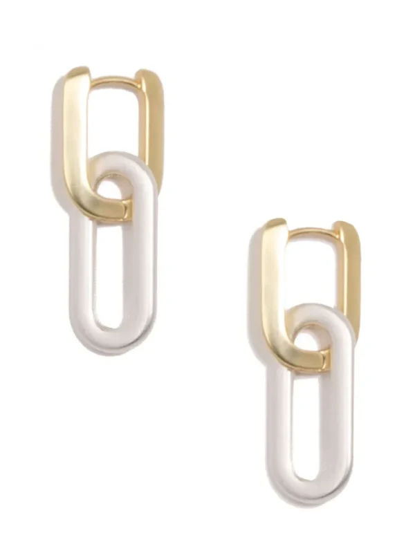 Nina Link Earring | ZENZII Outlet