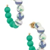 Nora Small Beaded Hoop Earring | ZENZII Hot