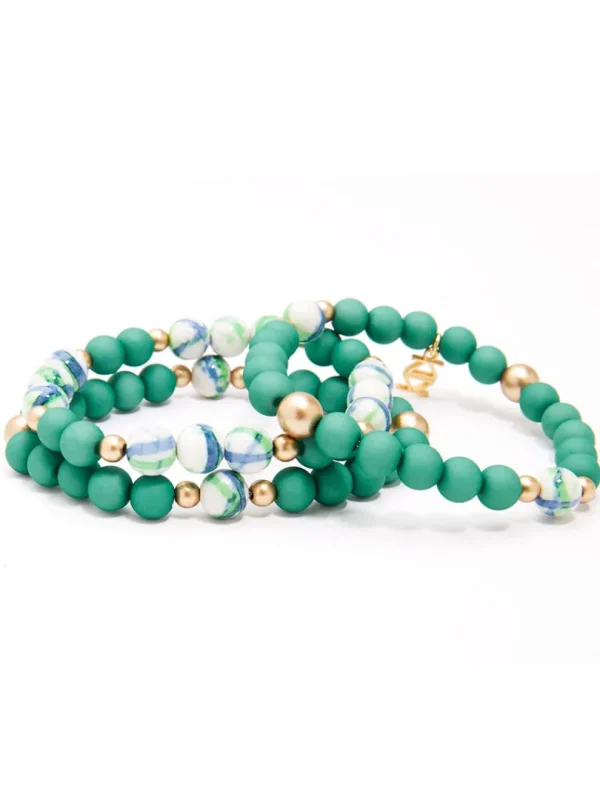 Nora Three Strand Beaded Bracelet | ZENZII Best
