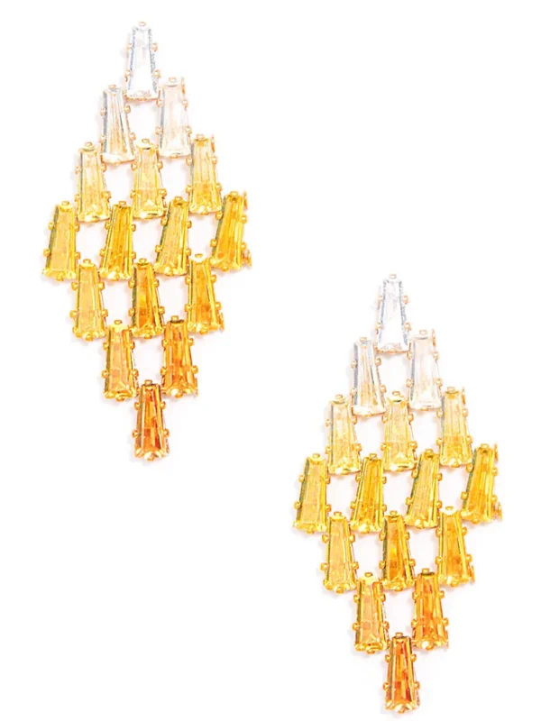 Ombre Crystal Spade Drop Earring | ZENZII Discount