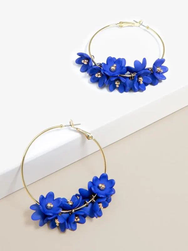 Petite Petals Hoop Earring | ZENZII Outlet