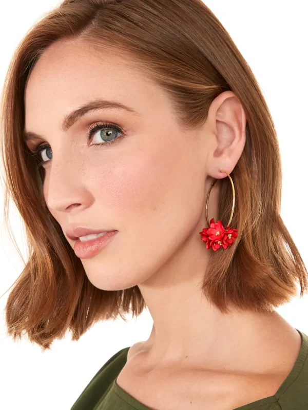 Petite Petals Hoop Earring | ZENZII Outlet