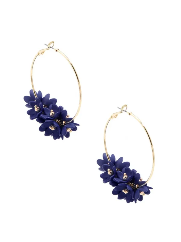 Petite Petals Hoop Earring | ZENZII Outlet