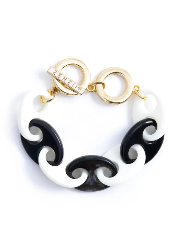 Resin Links Toggle Bracelet | ZENZII Sale