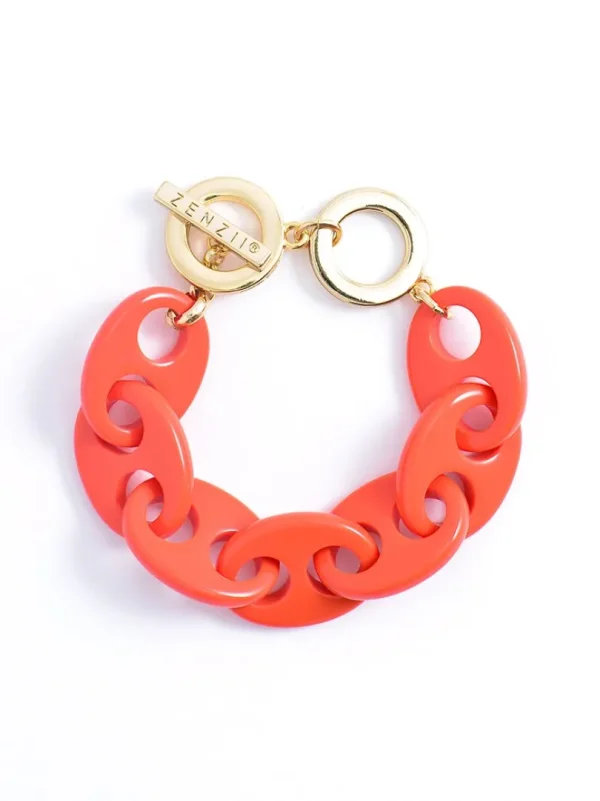 Resin Links Toggle Bracelet | ZENZII Sale
