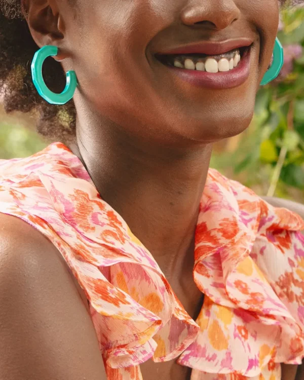 Robin Textured Hoop Earring | ZENZII Best
