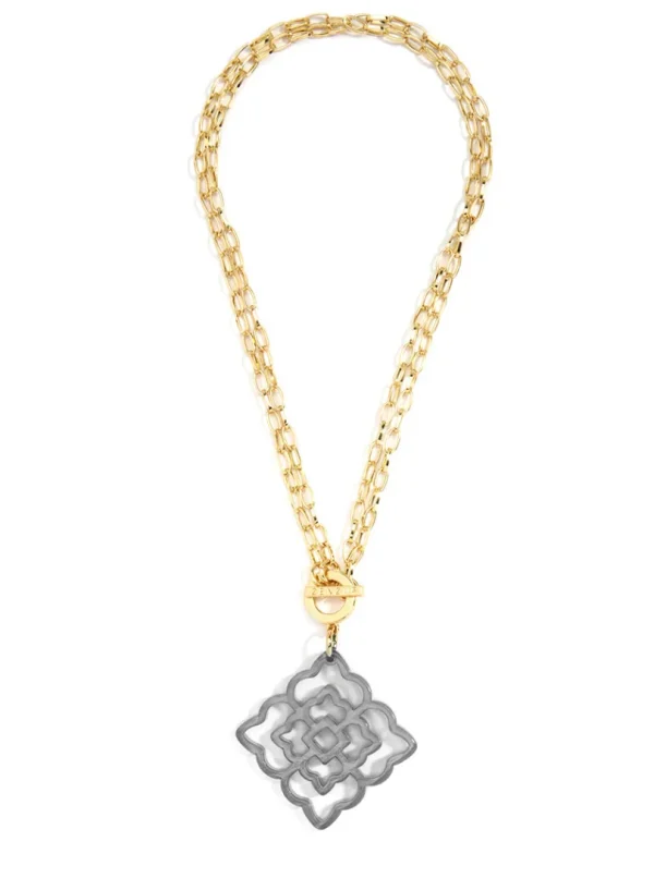 Rose Pendant Necklace | ZENZII Hot