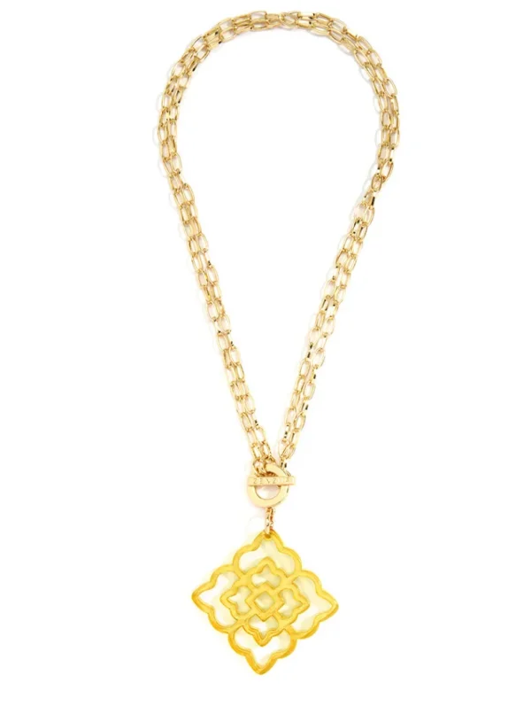 Rose Pendant Necklace | ZENZII Hot