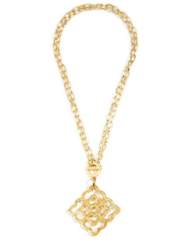 Rose Pendant Necklace | ZENZII Hot