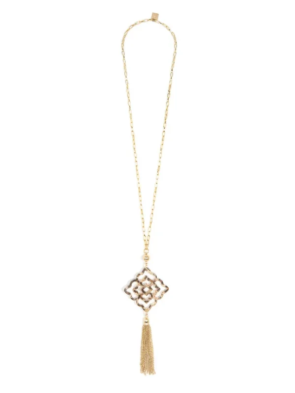 Rose Tassel Necklace | ZENZII Sale