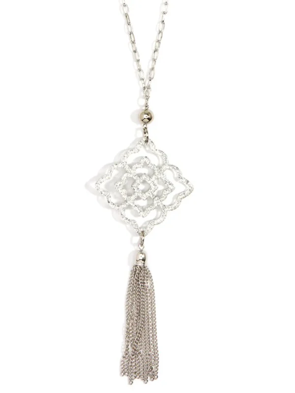 Rose Tassel Necklace | ZENZII Sale