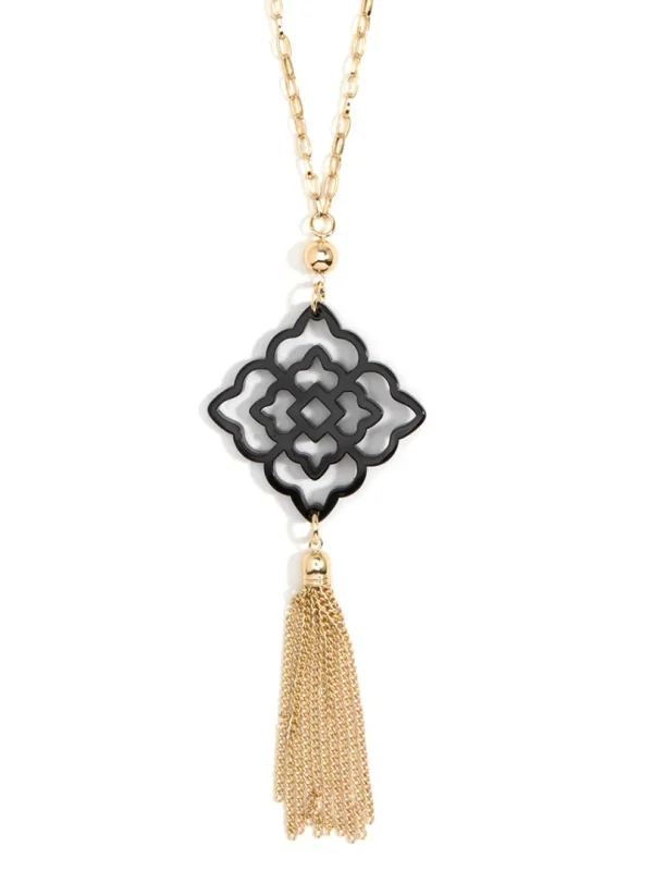 Rose Tassel Necklace | ZENZII Sale