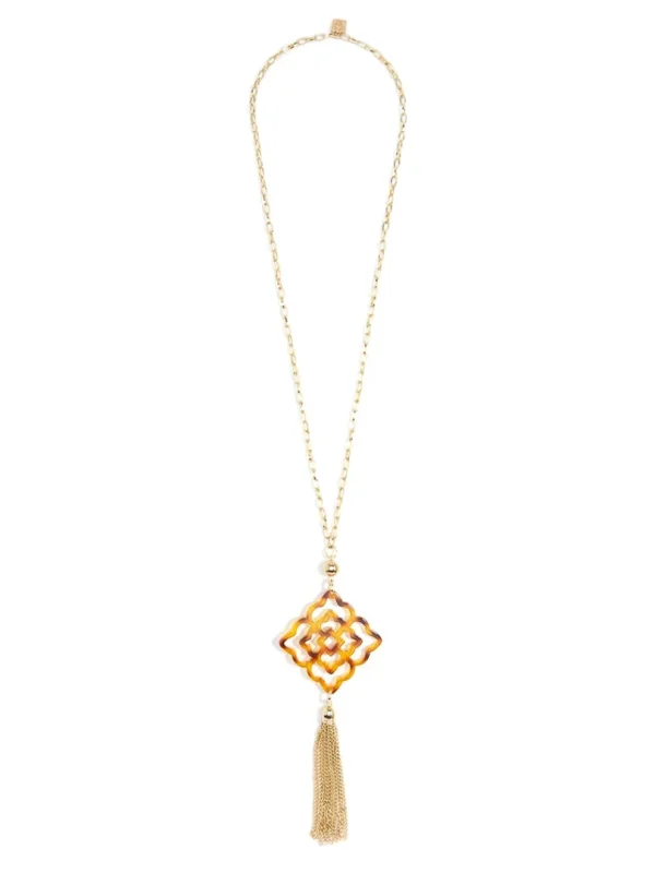Rose Tassel Necklace | ZENZII Sale