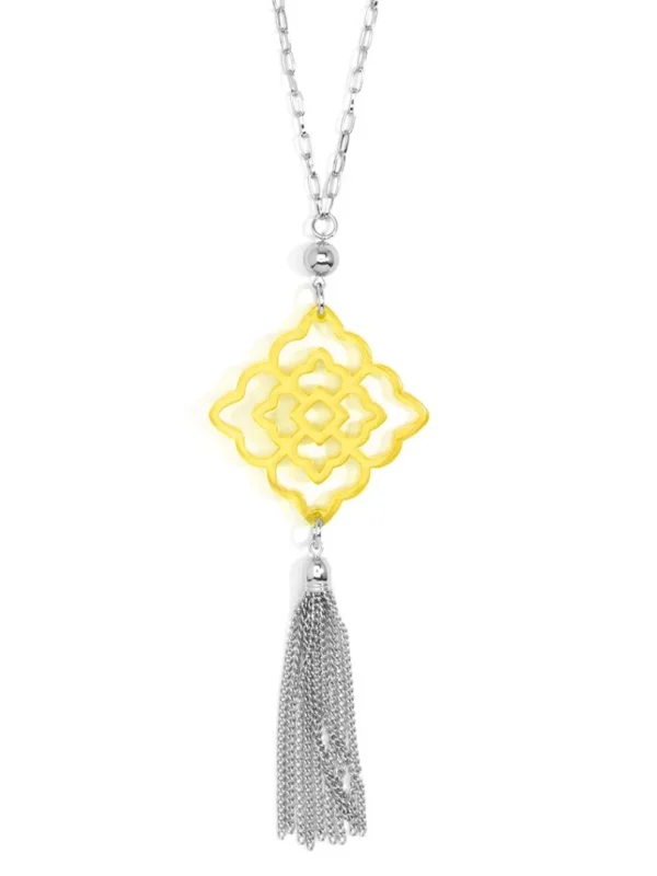 Rose Tassel Necklace | ZENZII Sale