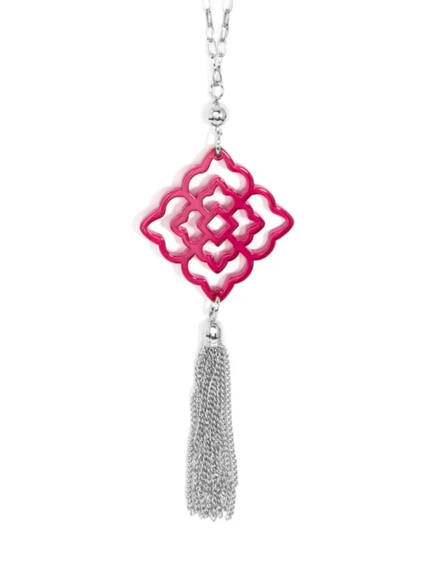 Rose Tassel Necklace | ZENZII Sale