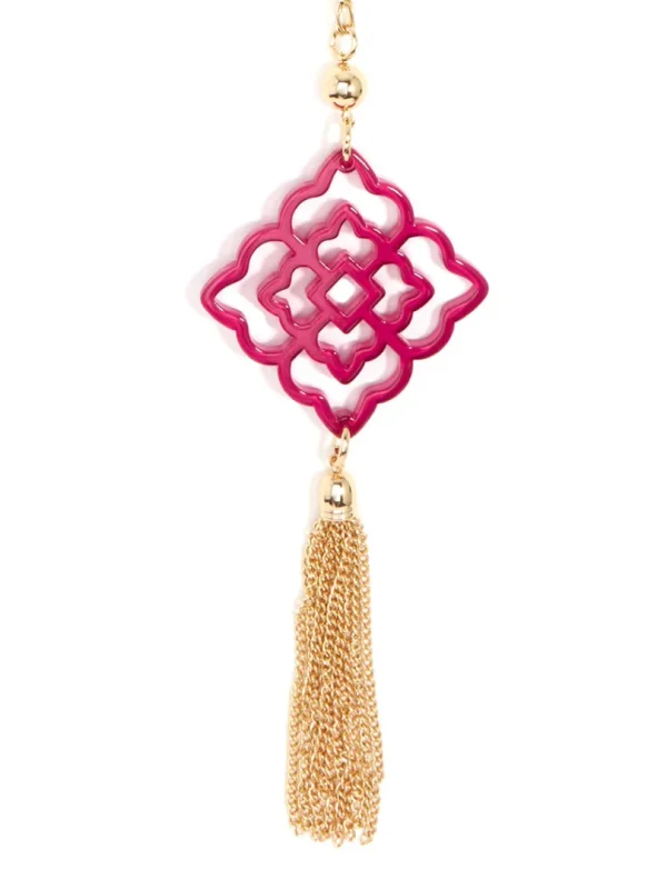 Rose Tassel Necklace | ZENZII Sale