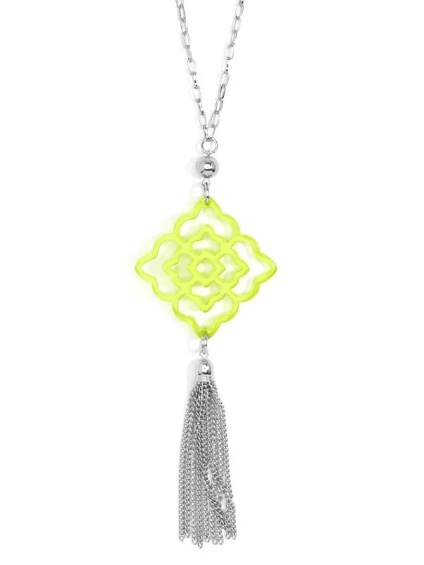 Rose Tassel Necklace | ZENZII Sale