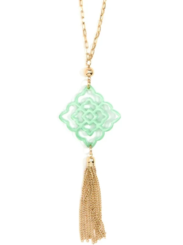 Rose Tassel Necklace | ZENZII Sale