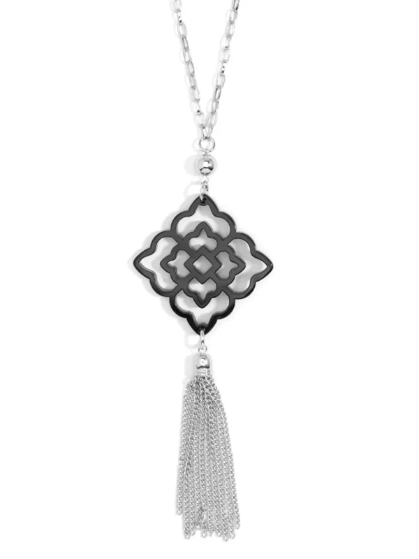 Rose Tassel Necklace | ZENZII Sale