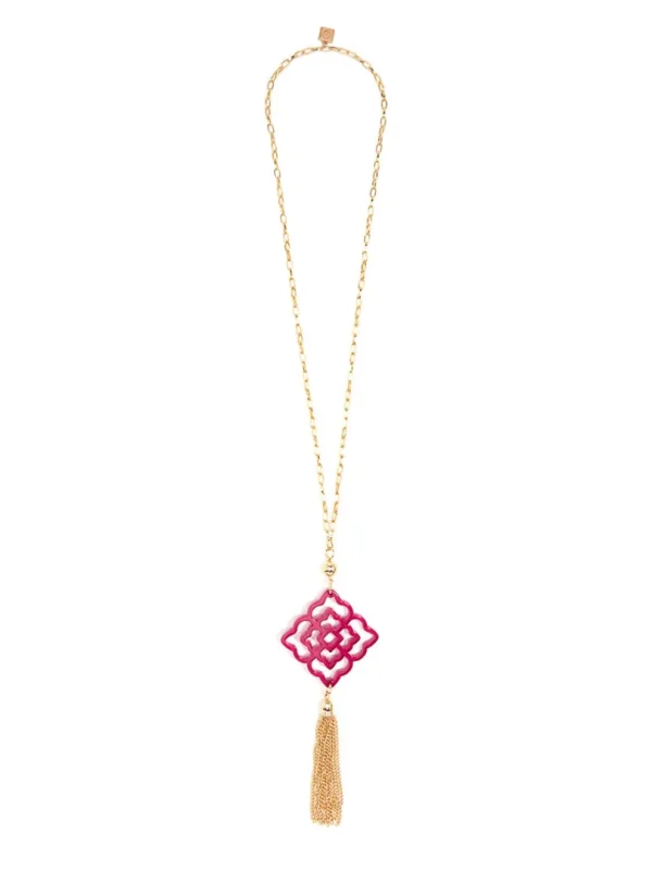 Rose Tassel Necklace | ZENZII Sale