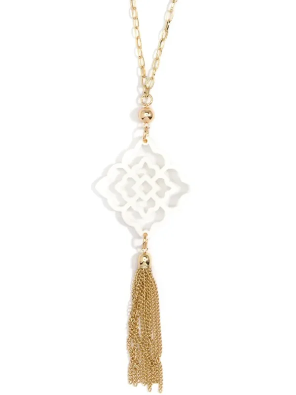 Rose Tassel Necklace | ZENZII Sale