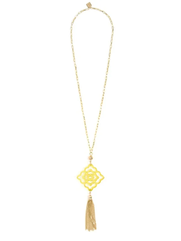 Rose Tassel Necklace | ZENZII Sale