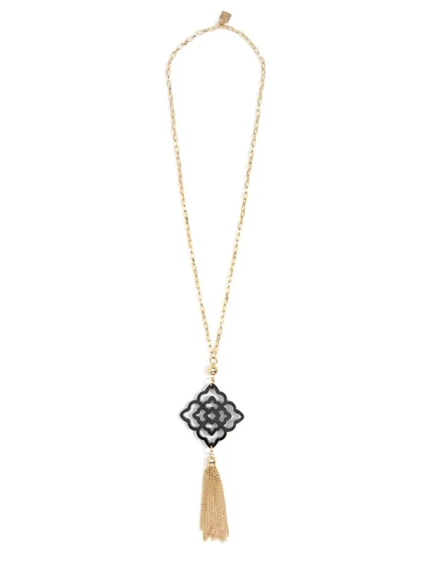 Rose Tassel Necklace | ZENZII Sale