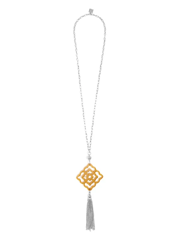 Rose Tassel Necklace | ZENZII Sale