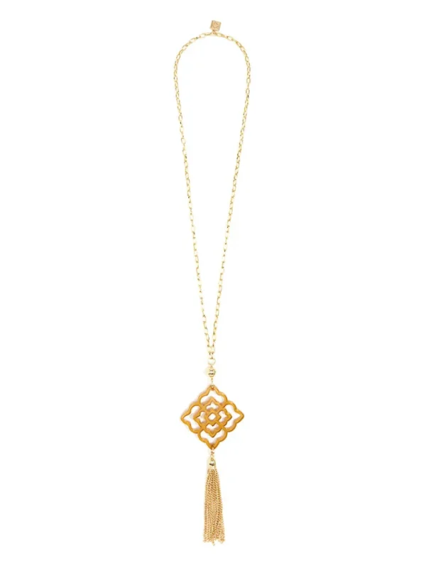 Rose Tassel Necklace | ZENZII Sale