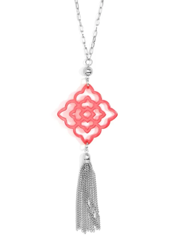 Rose Tassel Necklace | ZENZII Sale