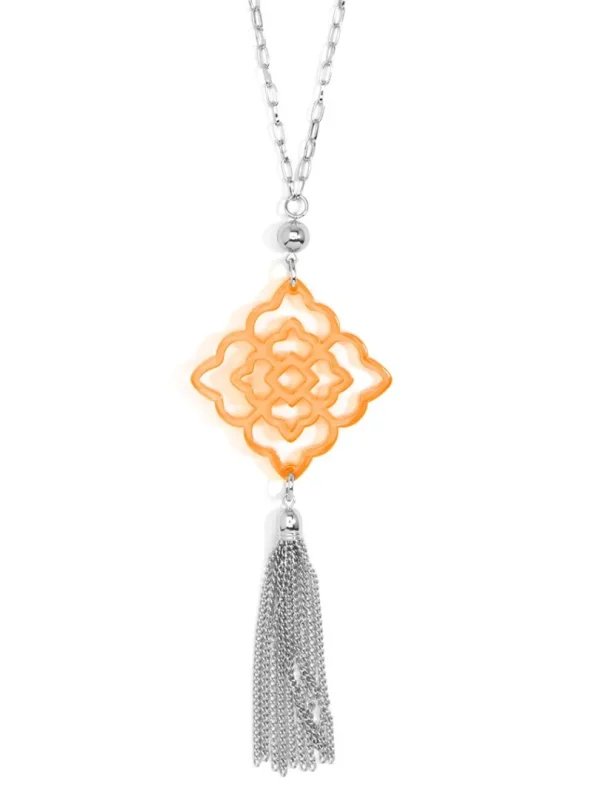 Rose Tassel Necklace | ZENZII Sale