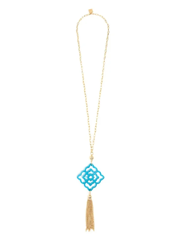 Rose Tassel Necklace | ZENZII Sale