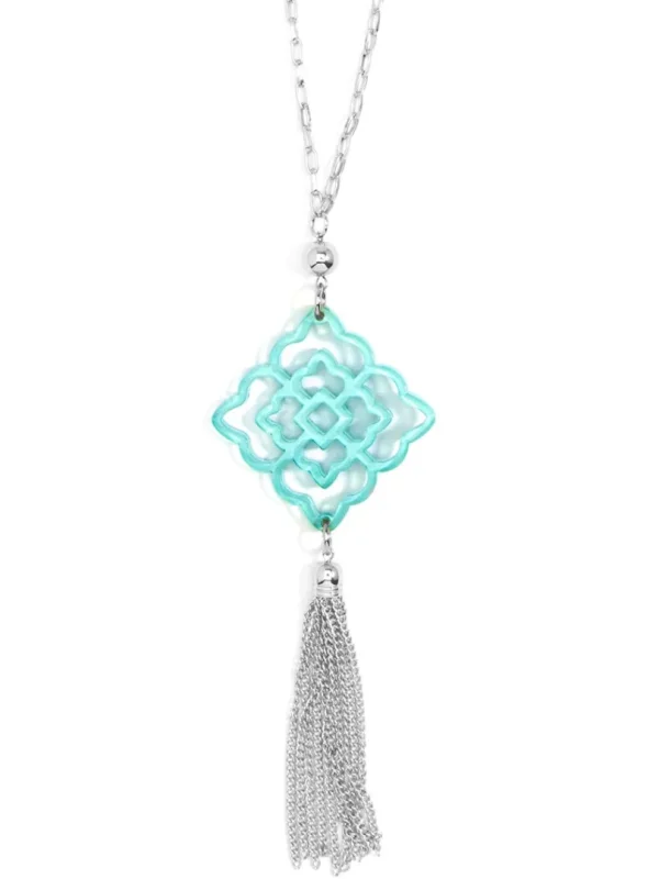 Rose Tassel Necklace | ZENZII Sale